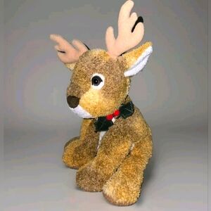 Vintage Mary Myers Reindeer Sweet Rascals Plush Stuffed Animal Holiday Rare HTF